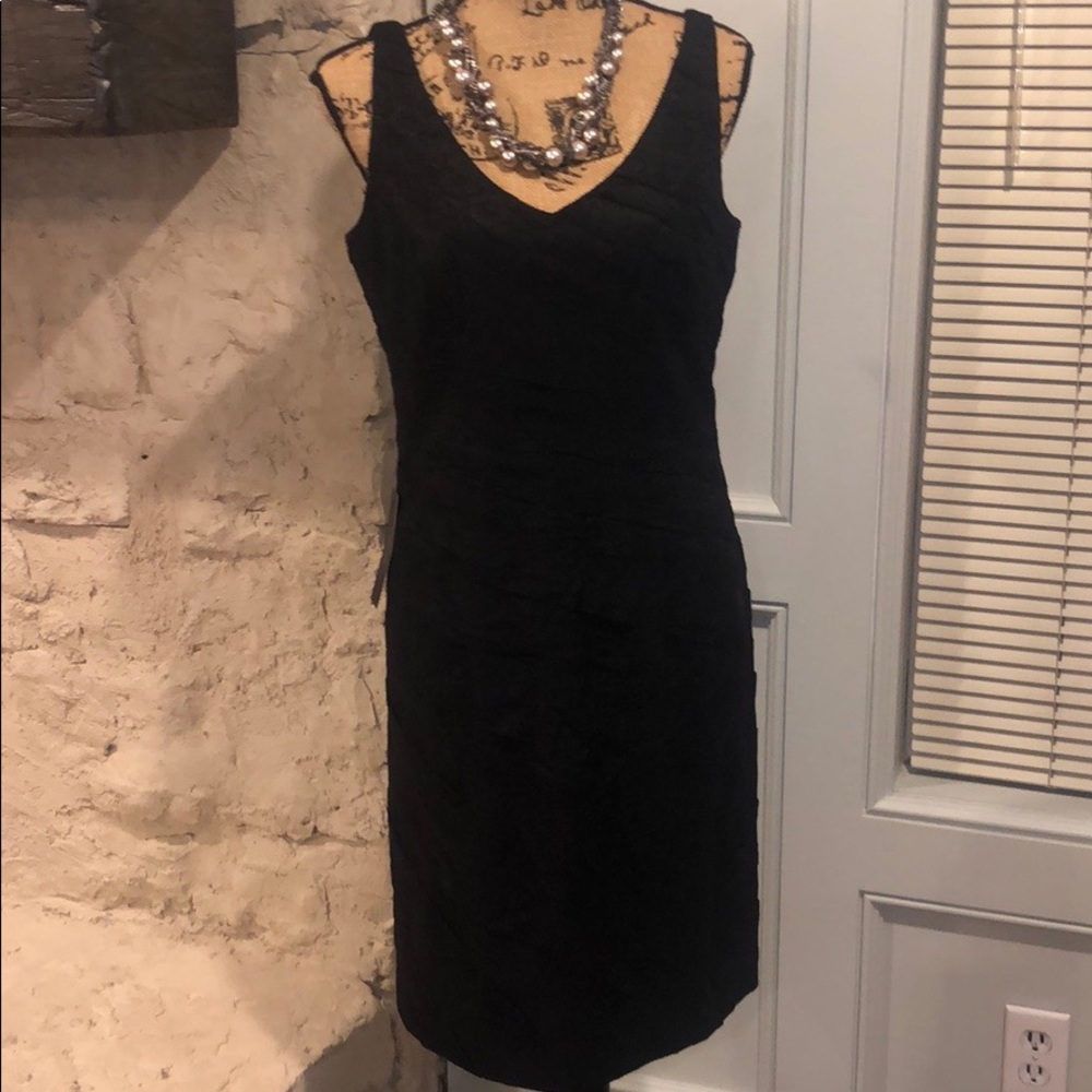 Ann Taylor Black Lace Sheath Dress - Picture 3 of 7